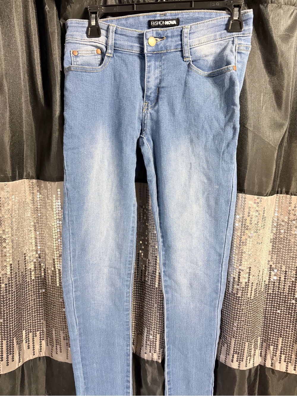 Fashion Nova Light Wash Skinny Jeans